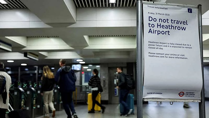 Global travel chaos has airlines scrambling after fire forces Heathrow shutdown