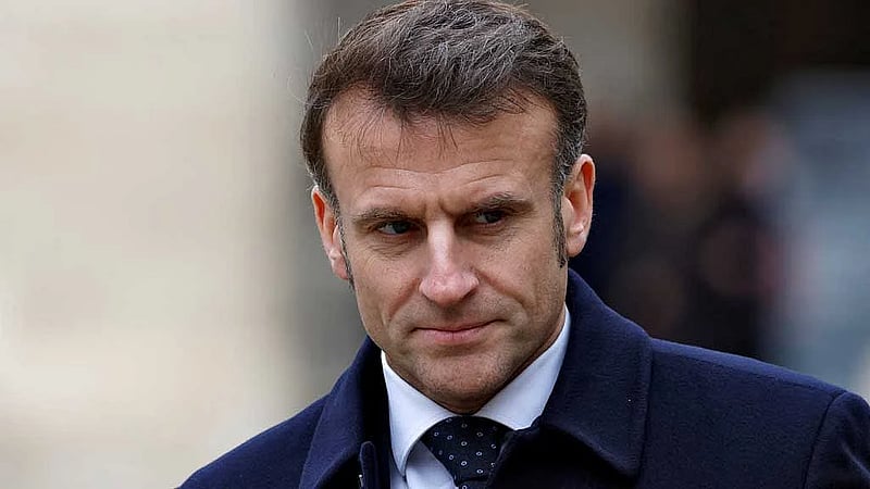 Not for Russia to decide on peacekeepers in Ukraine, Macron says