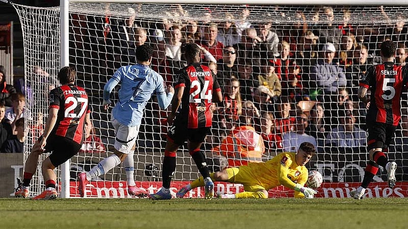 Marmoush fires Man City into FA Cup semis with 2-1 win over Bournemouth