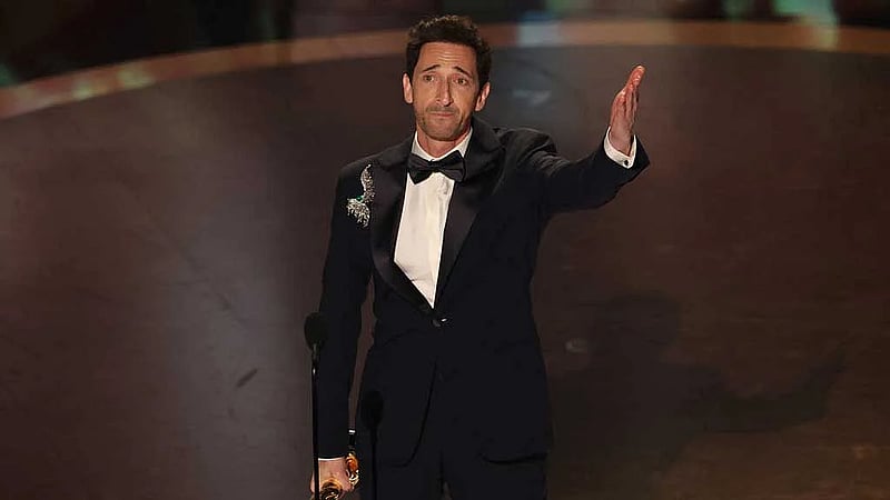 'The Brutalist' star Adrien Brody crowned best actor at the Oscars