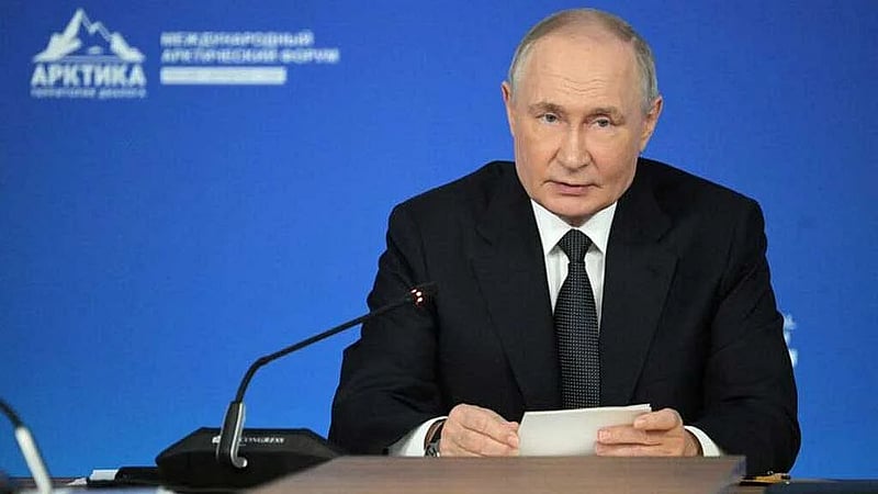 Putin says rivalries are increasing in the Arctic, but cooperation is possible