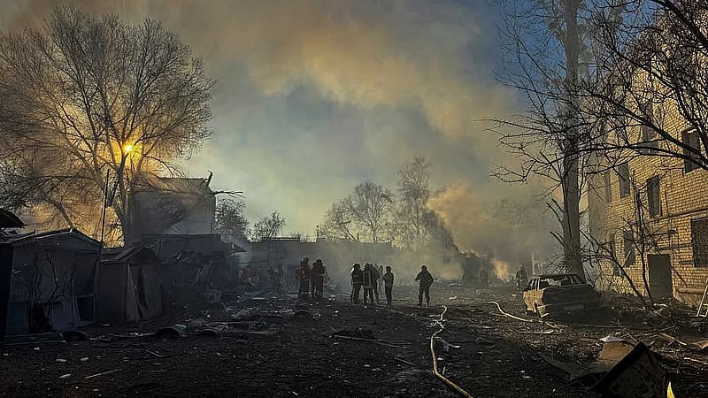 Russia launches major Ukraine missile attack after US cuts off military aid