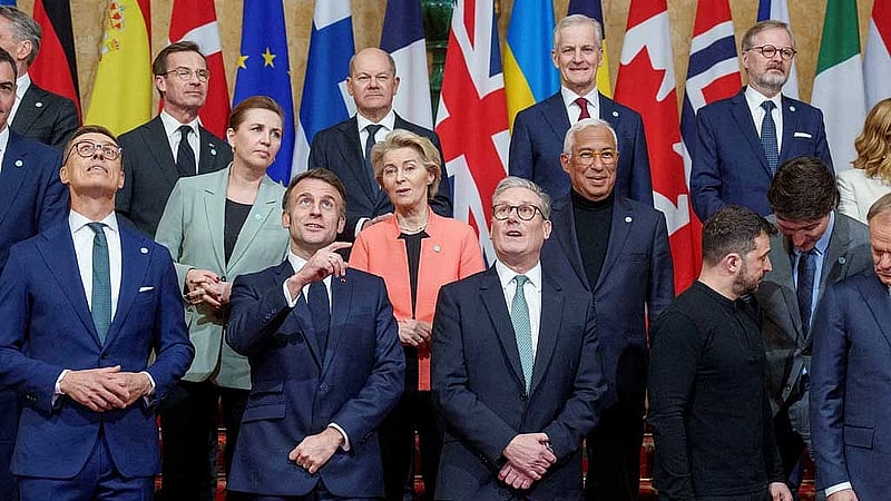 Europe’s talks on Ukraine security shift from sending troops