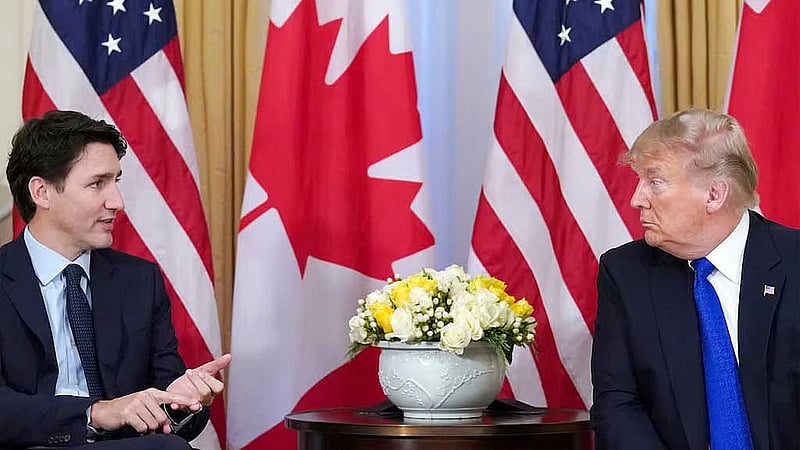 Canada imposing 25% tariffs on $30bn of US imports, Trudeau says