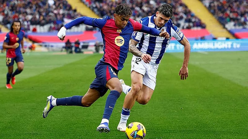 Yamal will renew contract with Barcelona, says agent Mendes