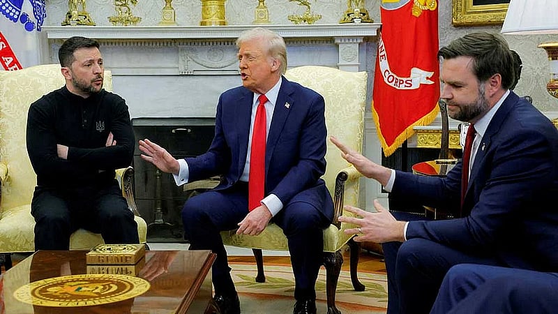 Stunned by angry Trump exchange, Ukrainians rally around Zelensky