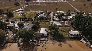 Australia airdrops supplies to farmers stranded by floods