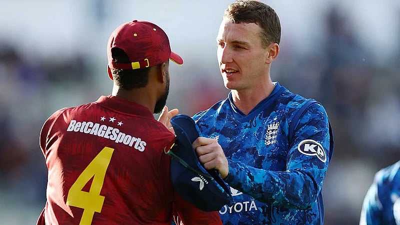England thrash West Indies by 238 runs in opening ODI clash