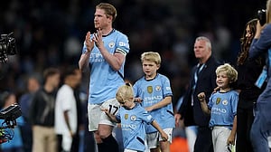 City climb to third with 3-1 win over Bournemouth in De Bruyne's final home game
