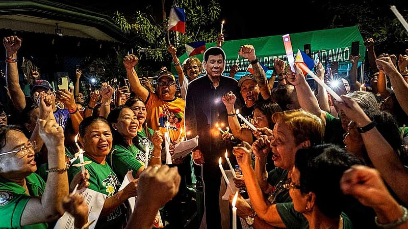 Detained in The Hague, Philippines' Duterte wins hometown mayoral election