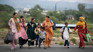 Villagers evacuated from line of fire along India's border with Pakistan
