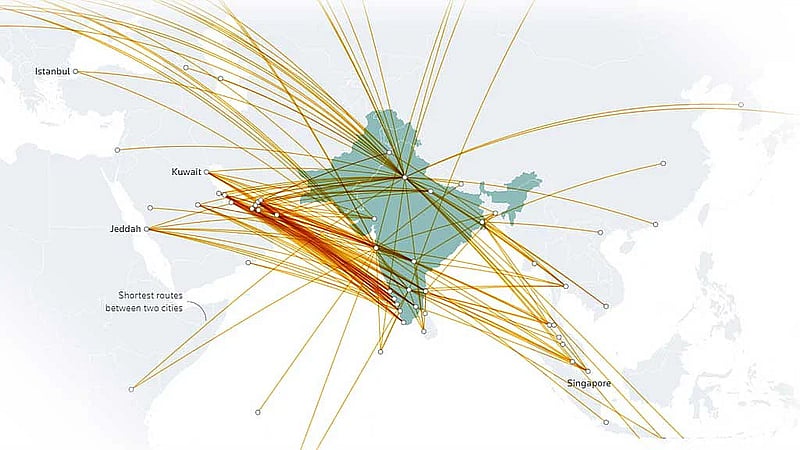 How India-Pakistan conflict pushed planes off course