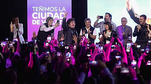 Argentina's Milei wins show of support in Buenos Aires election