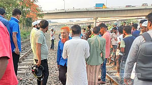 A college student was recording a video on the rail tracks. He was hit by a train and died