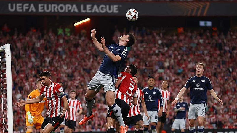 Maguire revels in 'Harrydinho' tag after United's Europa League win