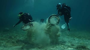 Divers cleaning up seabed off Greece’s Alonissos raise alarm over marine pollution