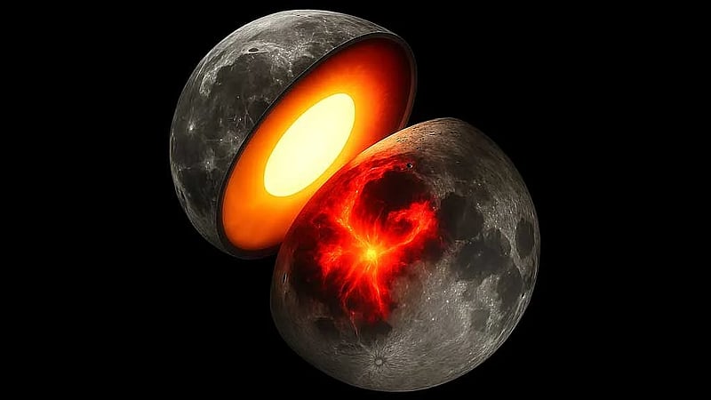 Gravity study shows why the moon's two sides look so different