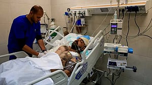 Father in intensive care after nine children killed in Israeli strike on Gaza