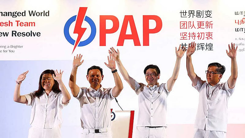 Singapore's ruling party set for another big election victory