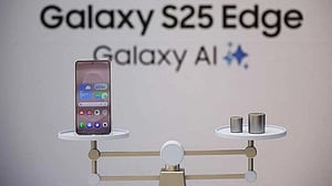 Samsung launches slimmest smartphone as it races against rival Apple