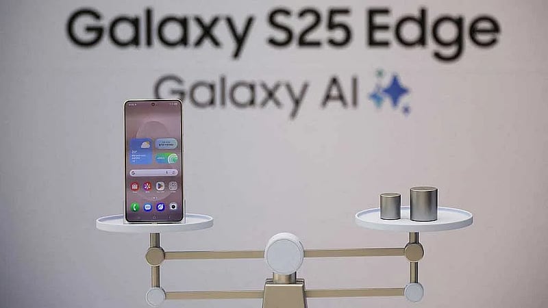 Samsung launches slimmest smartphone as it races against rival Apple
