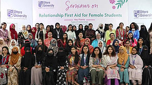 Uttara University hosts seminar on ‘Relationship First Aid for Female Students’