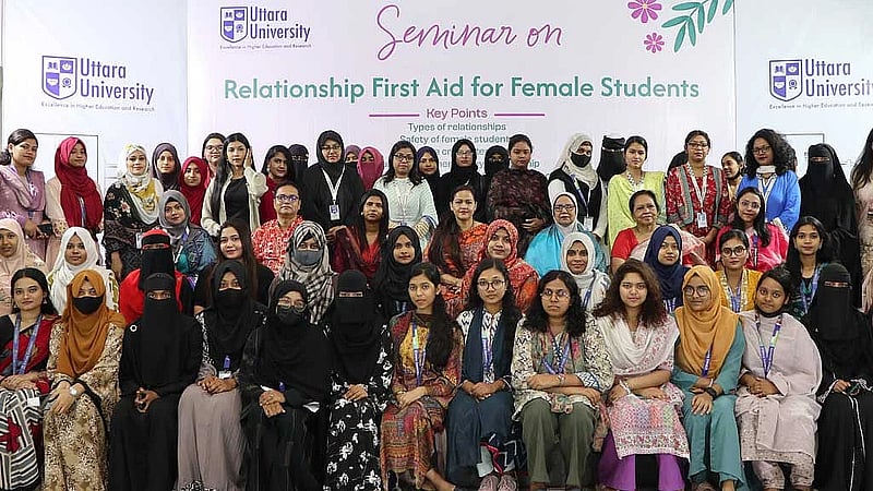 Uttara University hosts seminar on ‘Relationship First Aid for Female Students’