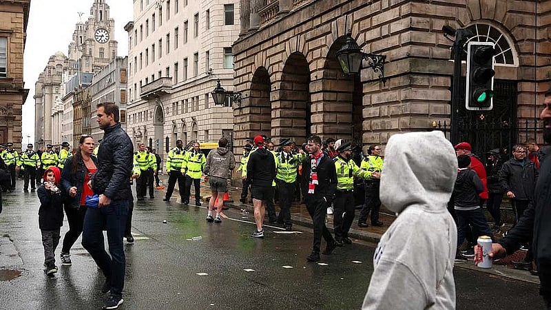 British man detained after car hits fans at Liverpool parade