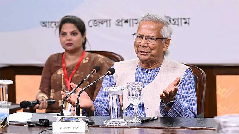 Yunus sets target to halve waterlogging in Chattogram during monsoon