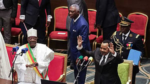 Cameroon swears in world's oldest president after disputed vote
