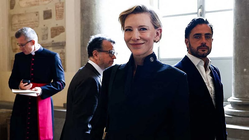 Pope hosts Hollywood stars at Vatican, laments decline in movie-going