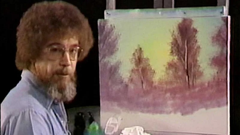 Bob Ross paintings to be auctioned to support US public television
