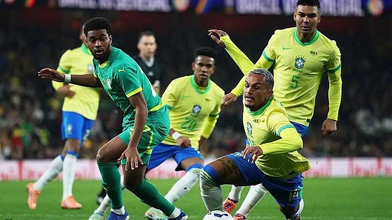 Brazil beat Senegal 2-0 in feisty friendly at the Emirates
