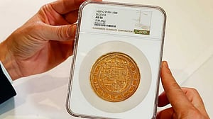 Spanish gold coin from 1609 breaks European record at auction