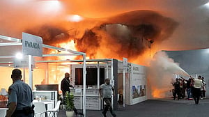 Fire disrupts COP30 climate talks as UN chief urges deal