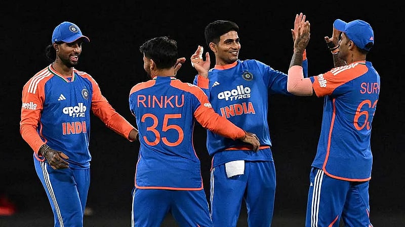 India win Australia series after fifth T20 is washed out in Brisbane