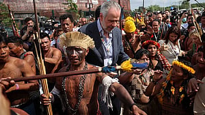 Indigenous protesters block entrance to COP30 climate summit in Brazil