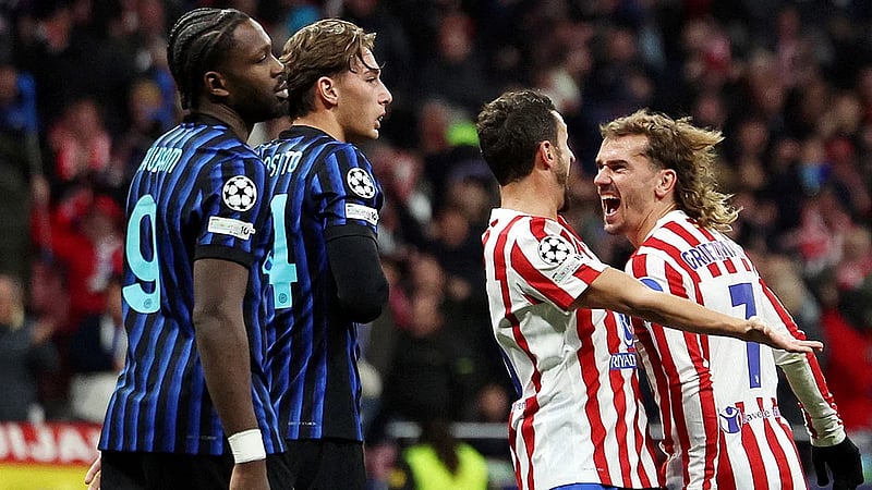 Gimenez's late header seals dramatic 2-1 win for Atletico over Inter Milan