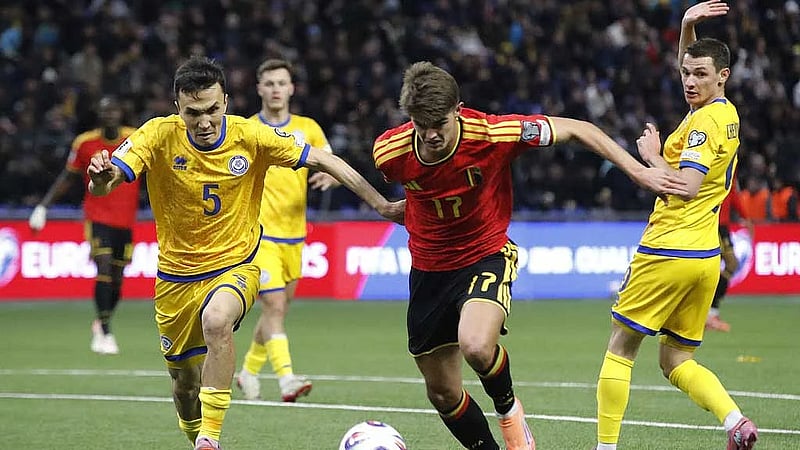 Kazakh keeper Anarbekov makes Belgium wait for World Cup qualification