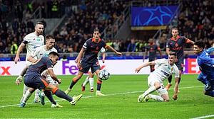 Inter battle past Kairat 2-1 to stay perfect in Champions League