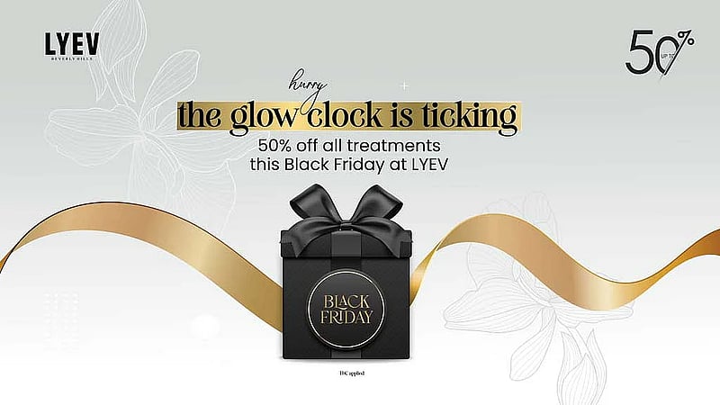 LYEV Beverly Hills unveils 50% Black Friday discounts