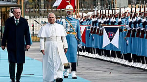 Pope Leo warns of conflicts endangering humanity on first overseas trip