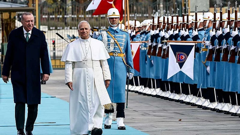 Pope Leo warns of conflicts endangering humanity on first overseas trip