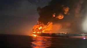Ukraine hit two 'shadow fleet' tankers with drones in Black Sea, security official says