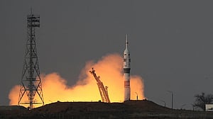 Baikonur launch pad damaged after Russian Soyuz launch to International Space Station