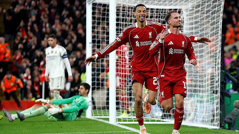 Mac Allister heads Liverpool to Champions League win over Real Madrid