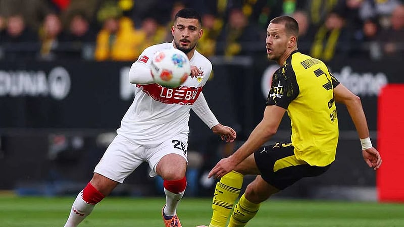 Stuttgart's Undav scores hat-trick to earn last gasp 3-3 draw at Dortmund