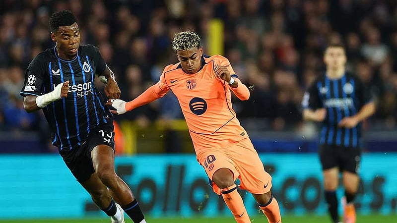 Battling Barcelona earn 3-3 draw in thriller against Brugge