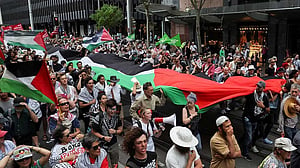 Tens of thousands attend pro-Palestinian rally in Sydney