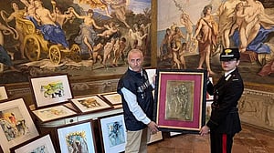 Italian police raid Dali exhibition, say works on display were fake